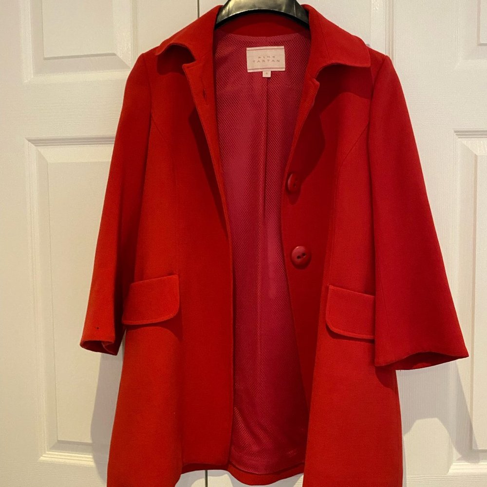 Pink Tartan Red Blazer